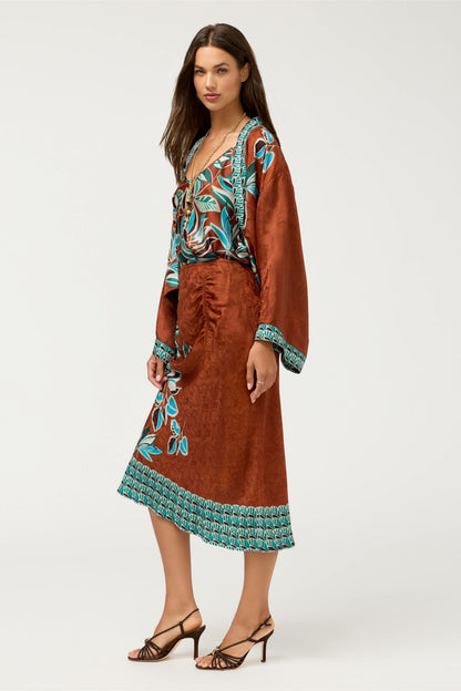 ENDORA MIDI SKIRT - Johnny Was Exclusive