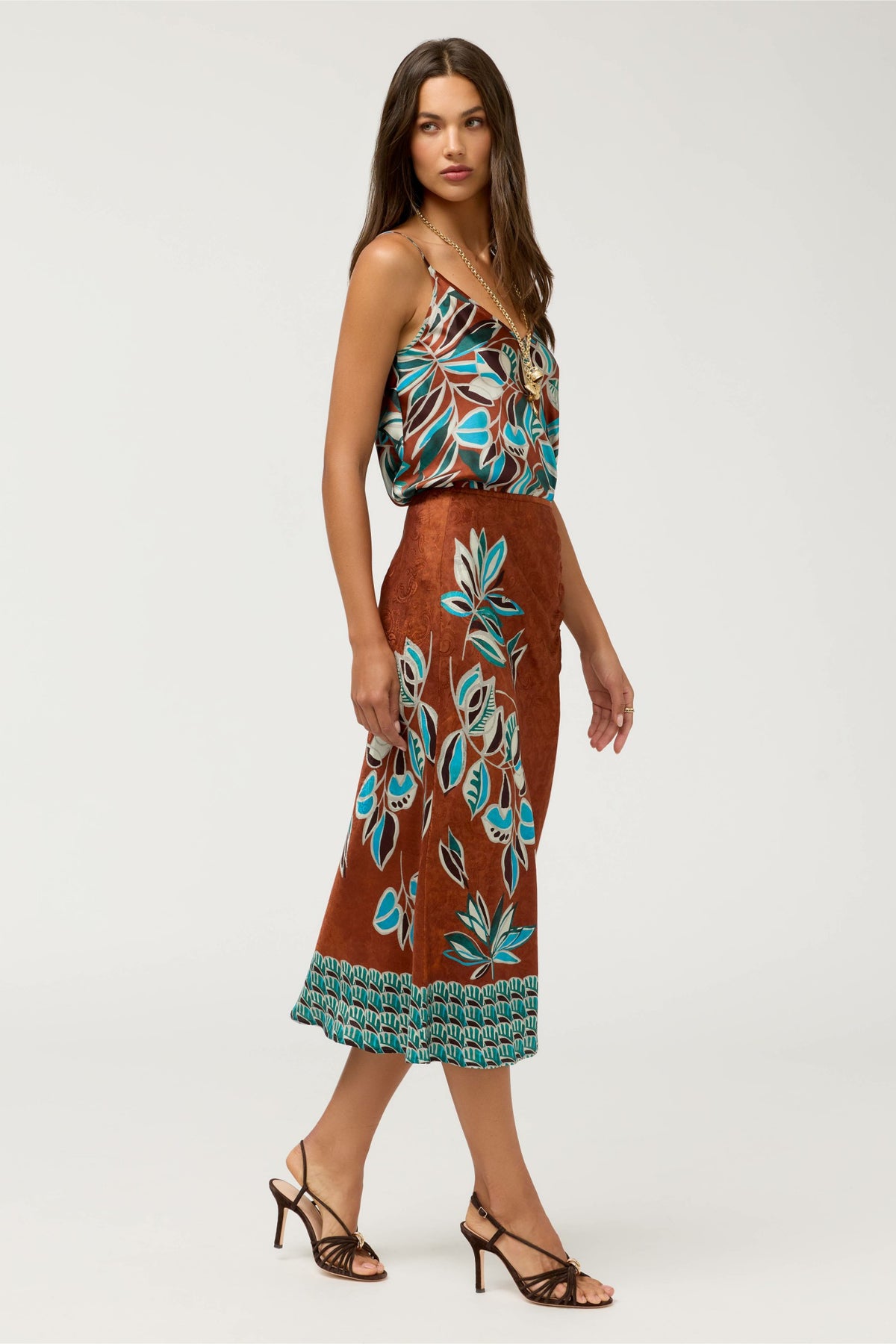 ENDORA MIDI SKIRT - Johnny Was Exclusive