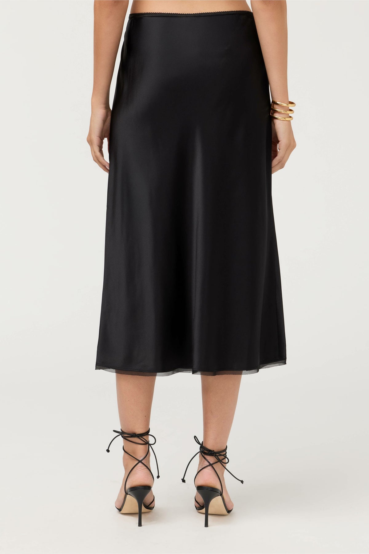 ESSENTIALS SILK BIAS SKIRT - Johnny Was Exclusive