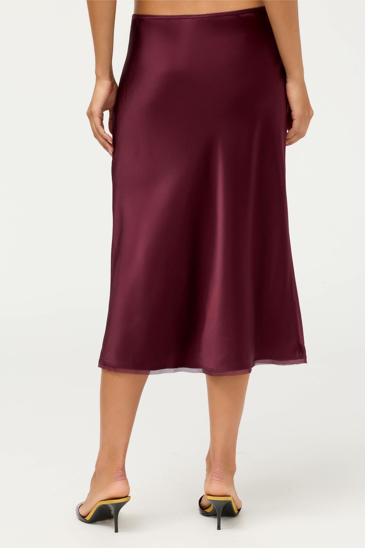 ESSENTIALS SILK BIAS SKIRT - Johnny Was Signature