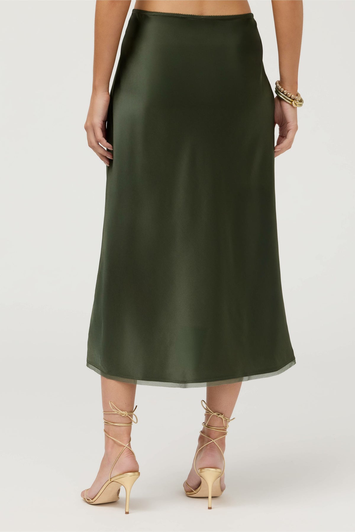 ESSENTIALS SILK BIAS SKIRT - Johnny Was New