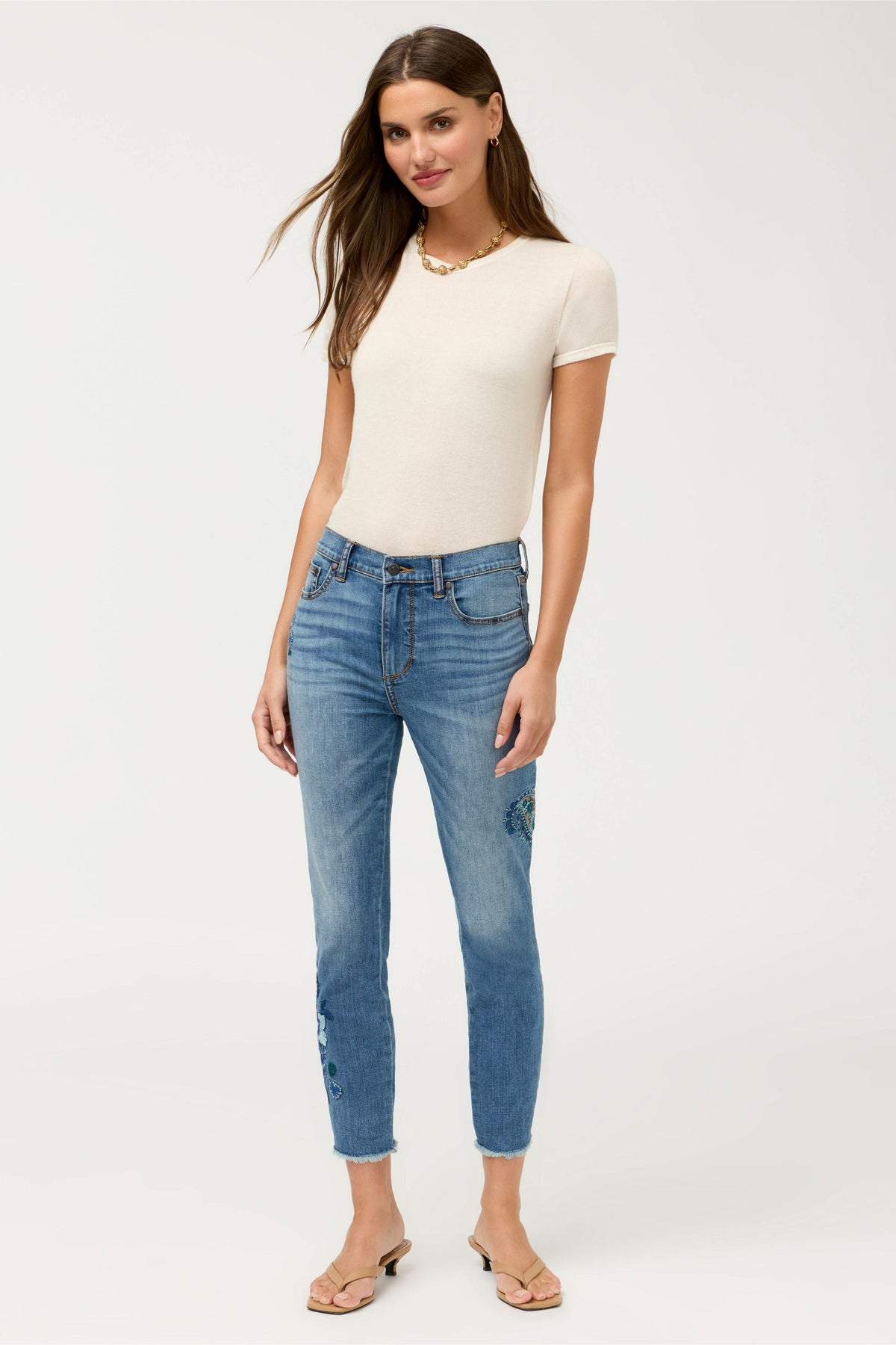 THE CROPPED SKINNY JEAN - Johnny Was Trending