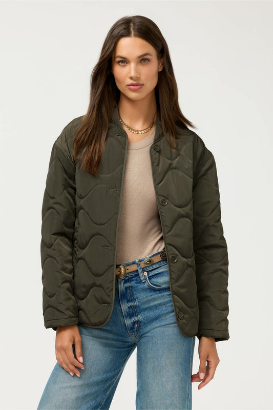 PUFFER BOMBER JACKET - Johnny Was Recommended