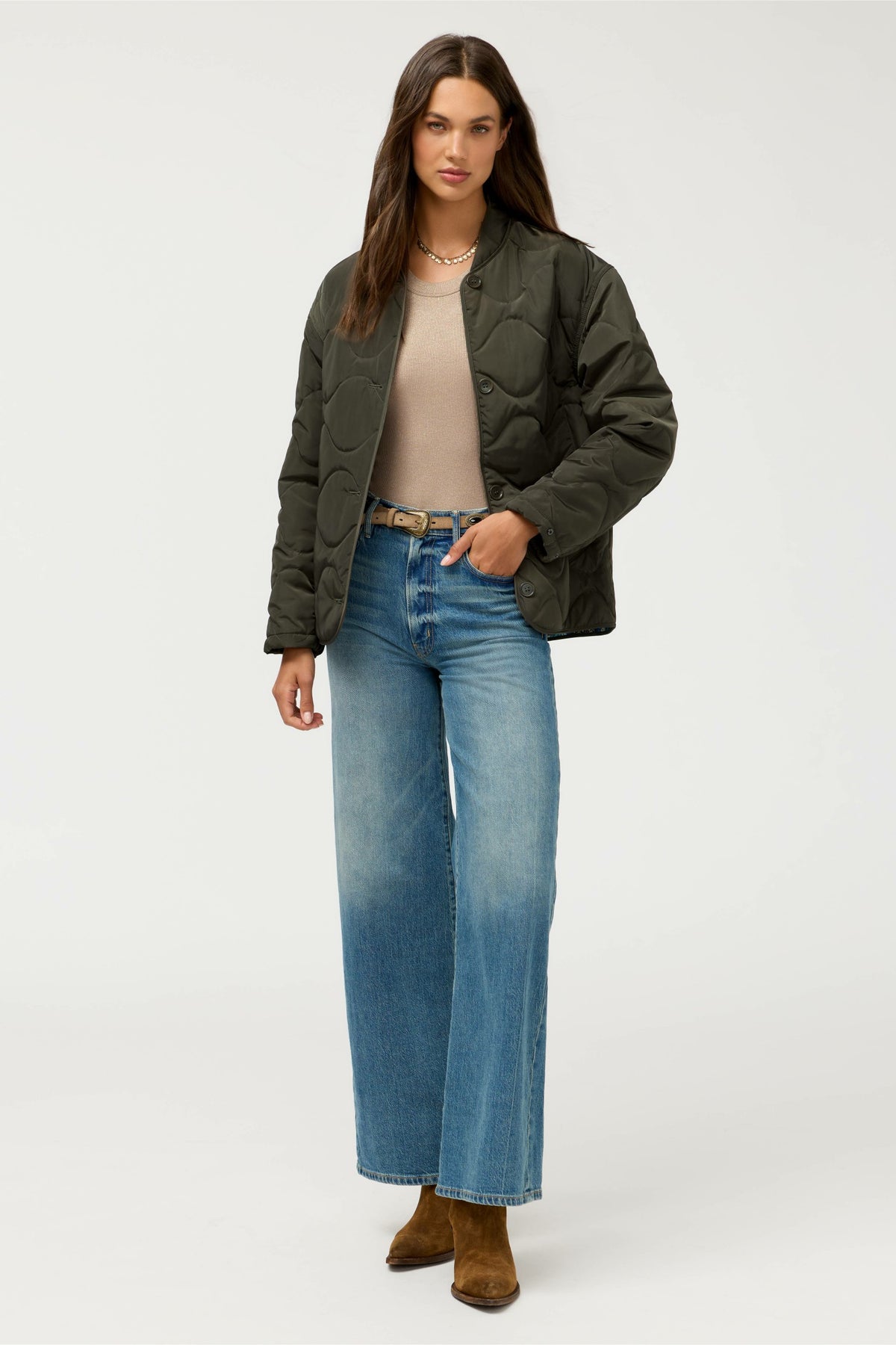 PUFFER BOMBER JACKET - Johnny Was Recommended