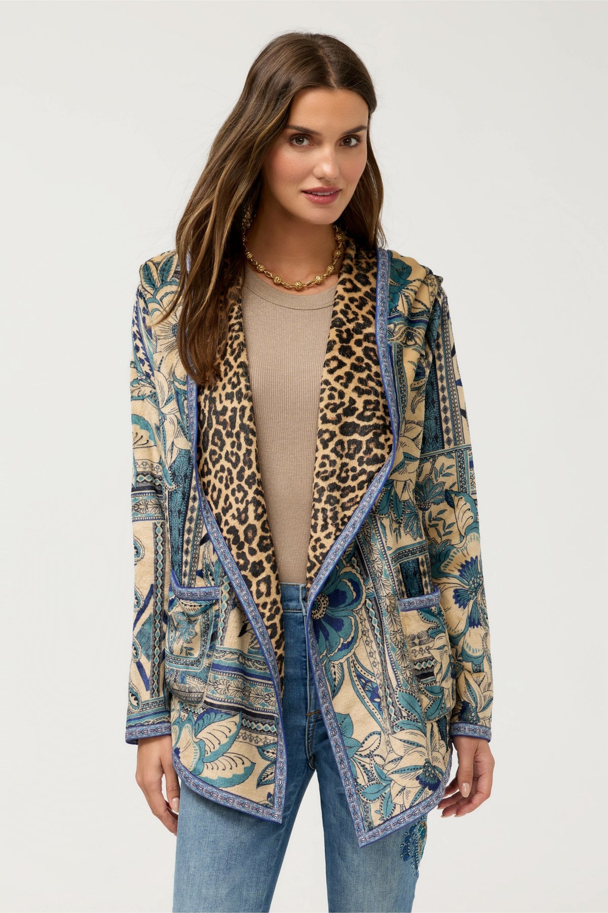 JOAN REVERSIBLE SHERPA JACKET - Johnny Was New