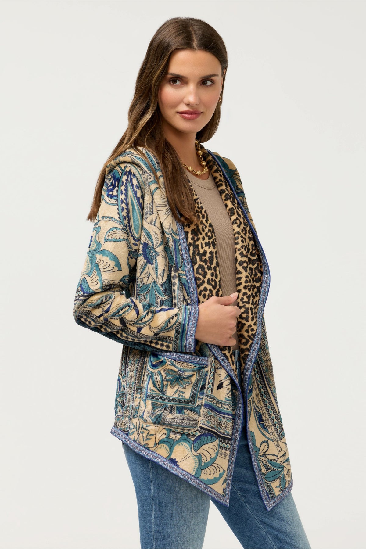 JOAN REVERSIBLE SHERPA JACKET - Johnny Was New