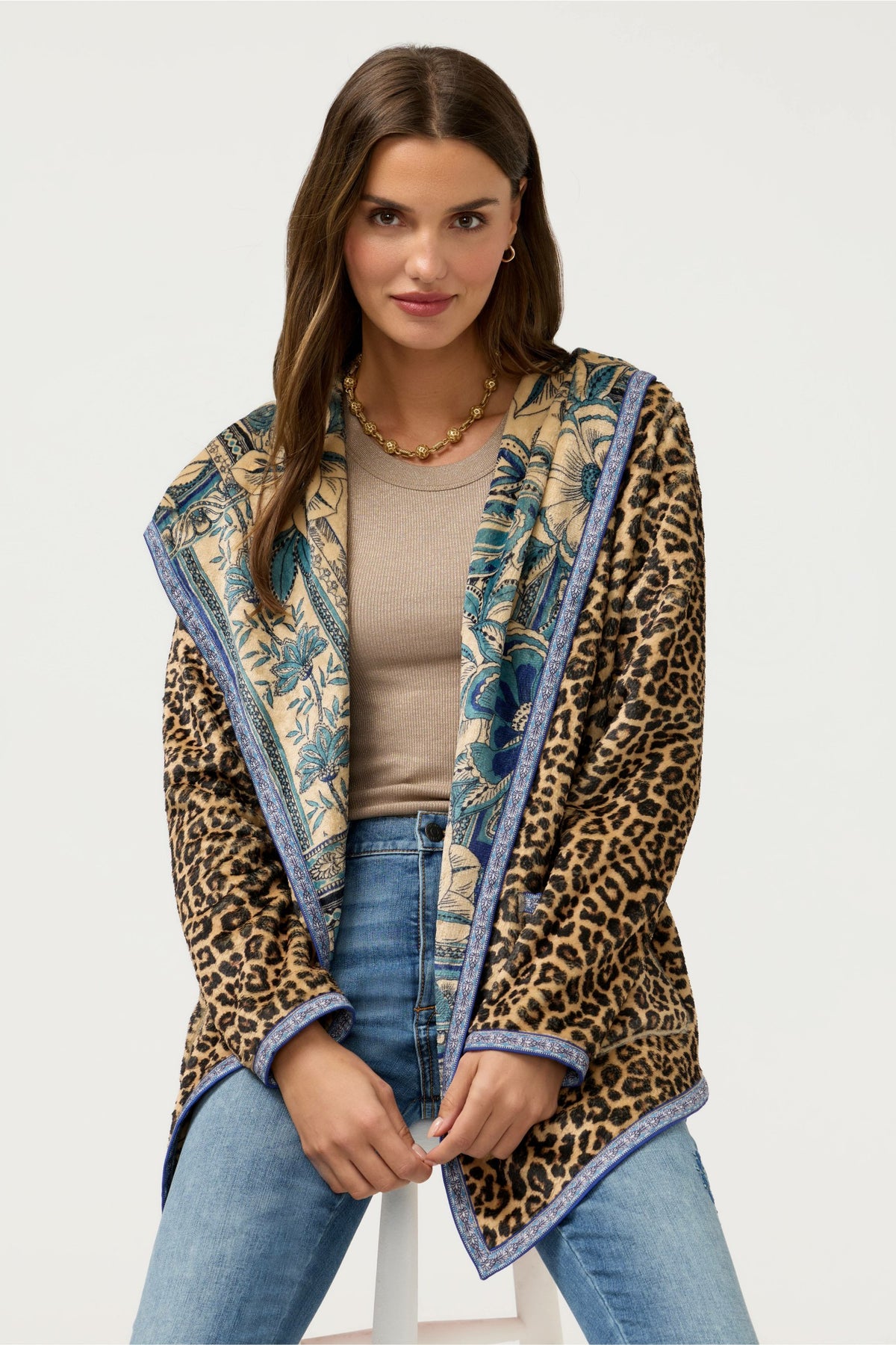 JOAN REVERSIBLE SHERPA JACKET - Johnny Was New