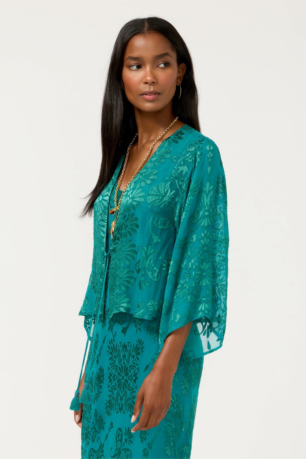 MERTINA BURNOUT BOLERO - Johnny Was Featured