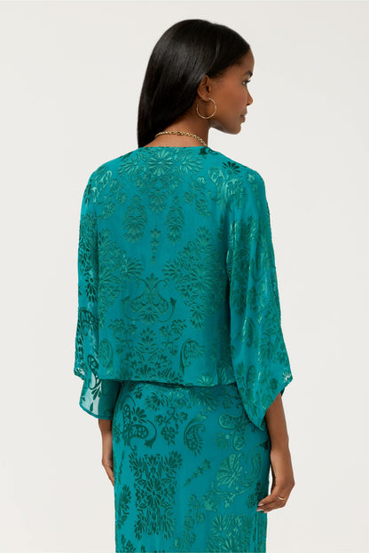 MERTINA BURNOUT BOLERO - Johnny Was Featured