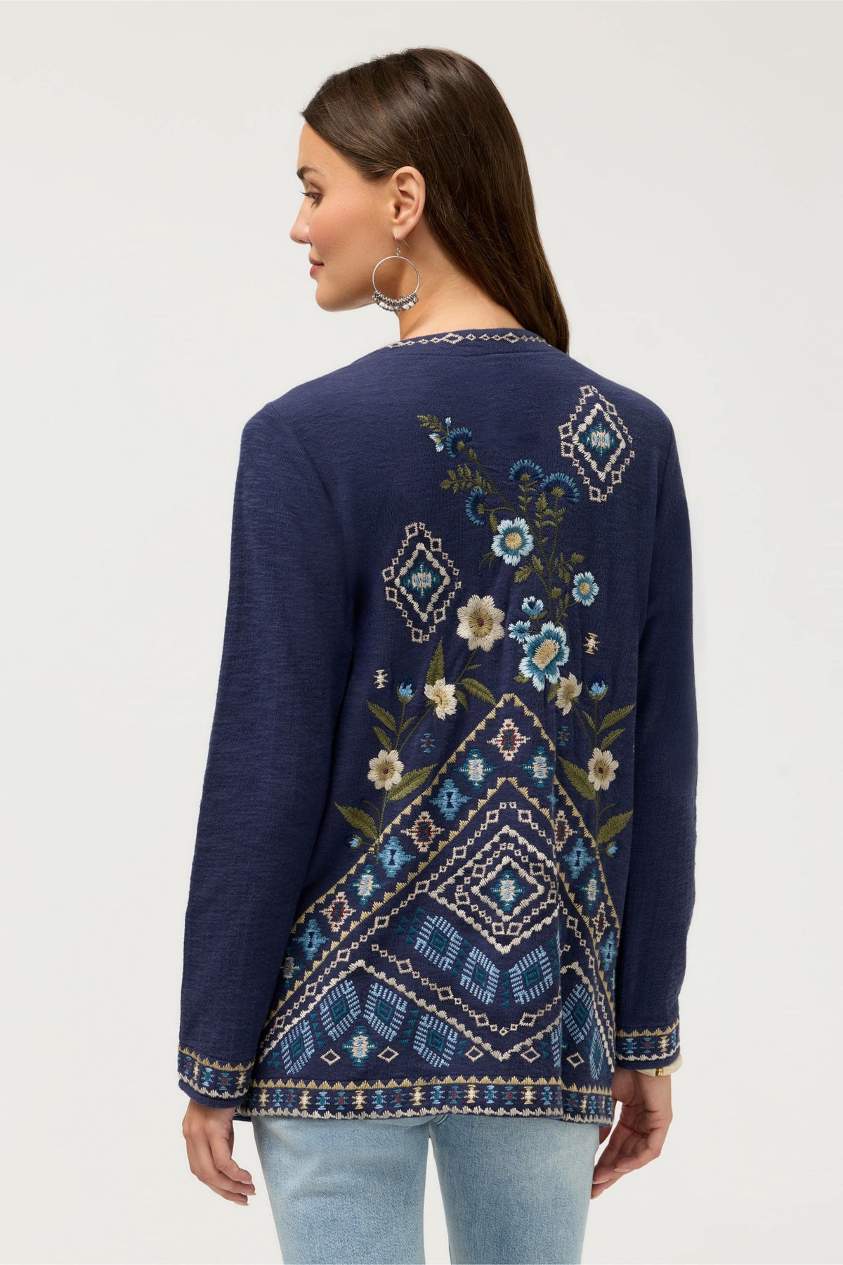 BIYA DRAPED SWEATER - Johnny Was Popular