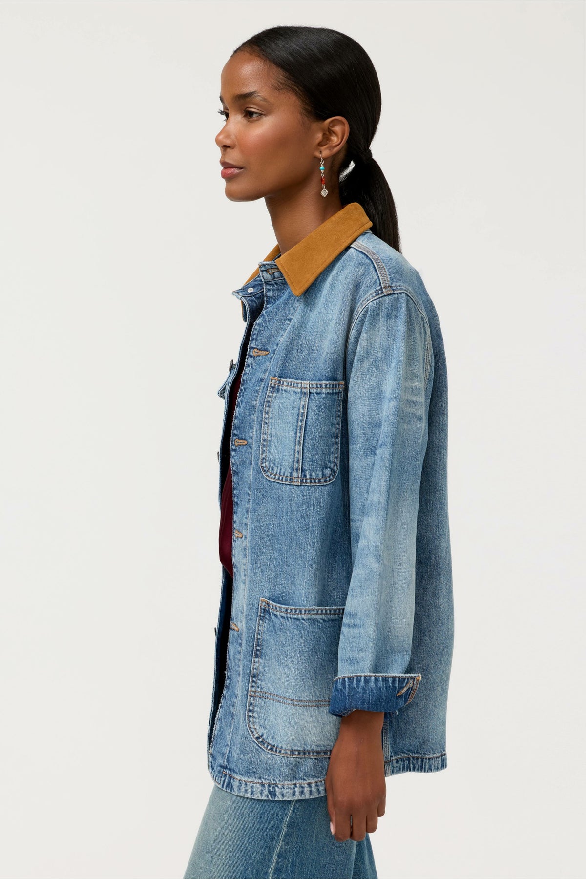 CALIFORNIA SUNRISE DENIM JACKET - Johnny Was Exclusive
