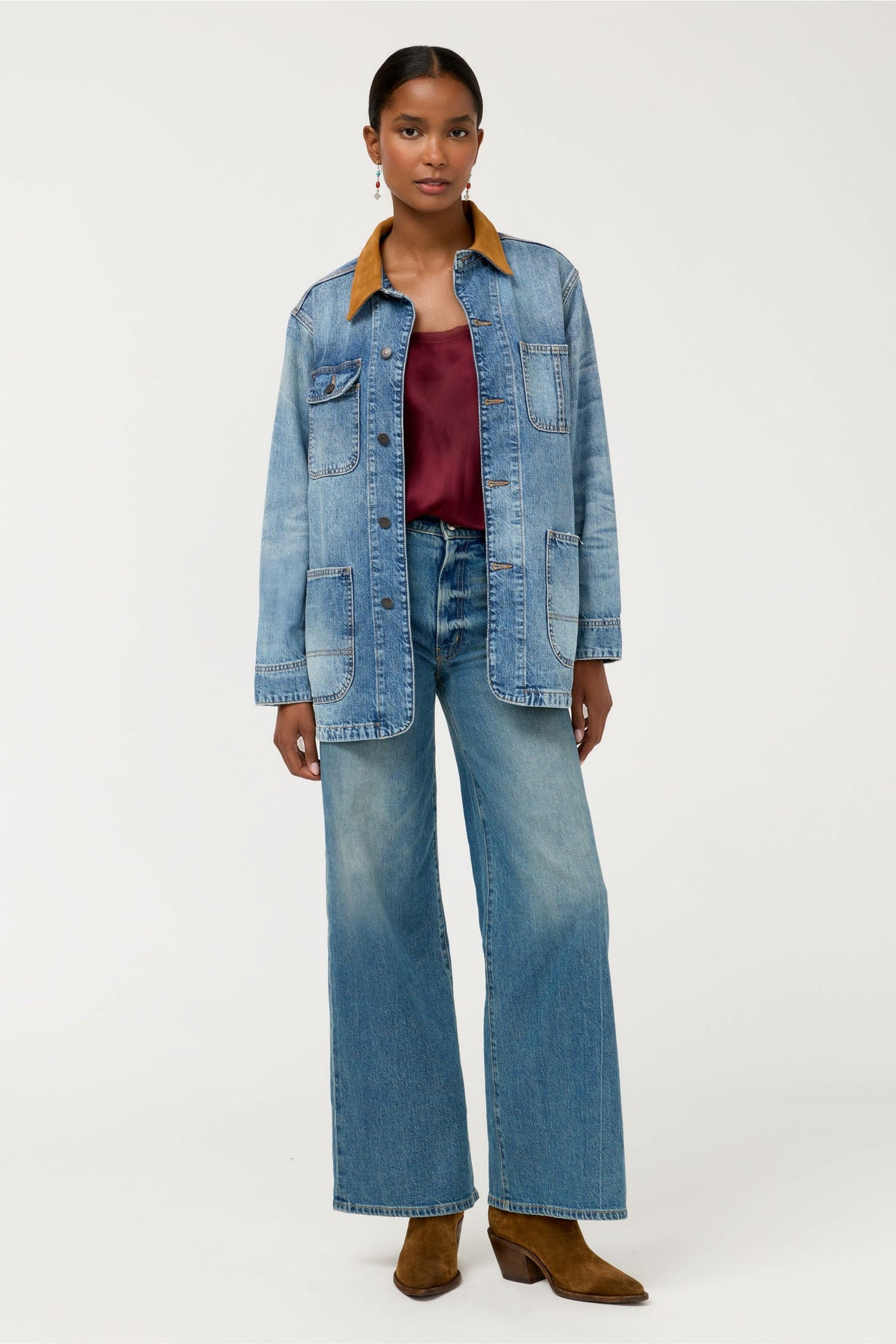 CALIFORNIA SUNRISE DENIM JACKET - Johnny Was Exclusive