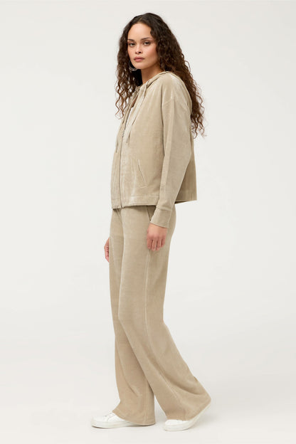 ESSENTIALS VELOUR WIDE LEG PANT - Johnny Was Signature
