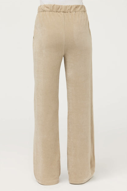 ESSENTIALS VELOUR WIDE LEG PANT - Johnny Was Signature