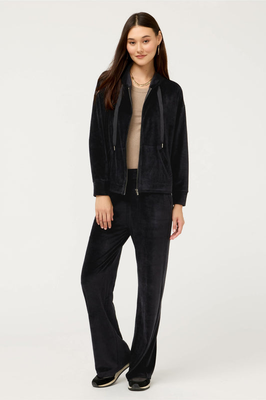 ESSENTIALS VELOUR WIDE LEG PANT - Johnny Was Featured