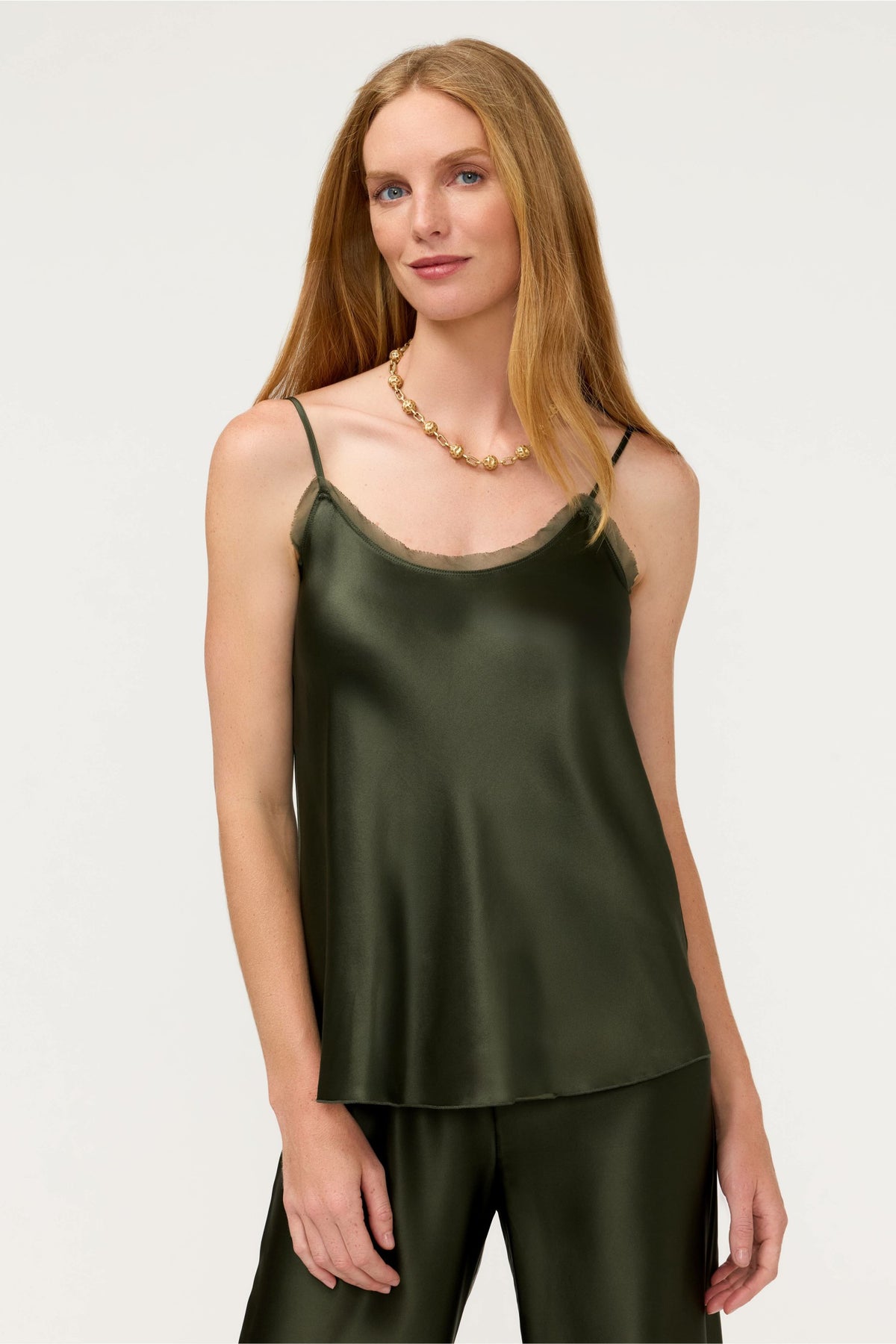 ESSENTIALS SILK CAMI - Johnny Was Popular