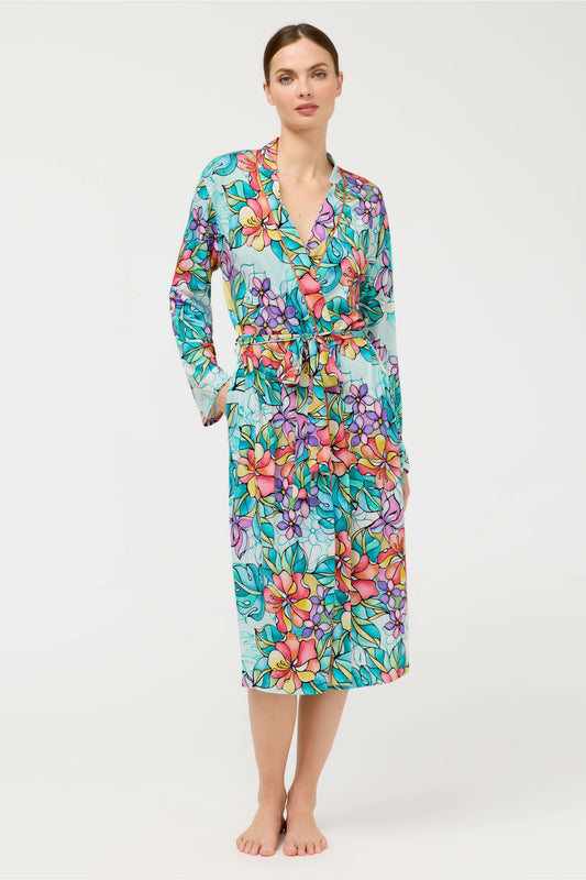 THE JONESY LONG SLEEP ROBE - Johnny Was Best Seller