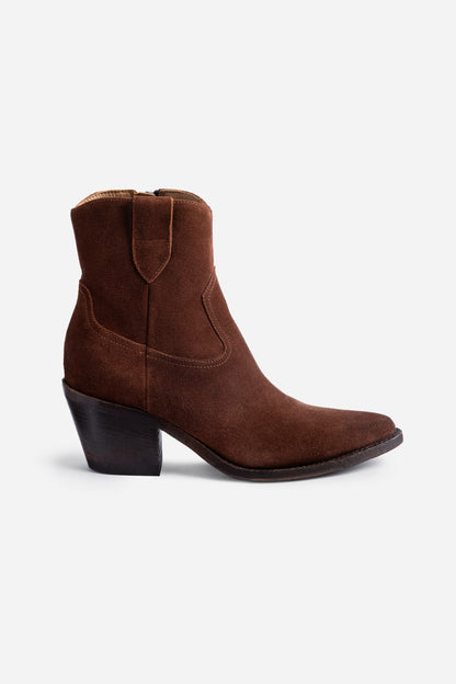 ITALIAN SUEDE ANKLE BOOTIE - Johnny Was Trending
