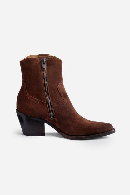 ITALIAN SUEDE ANKLE BOOTIE - Johnny Was Trending