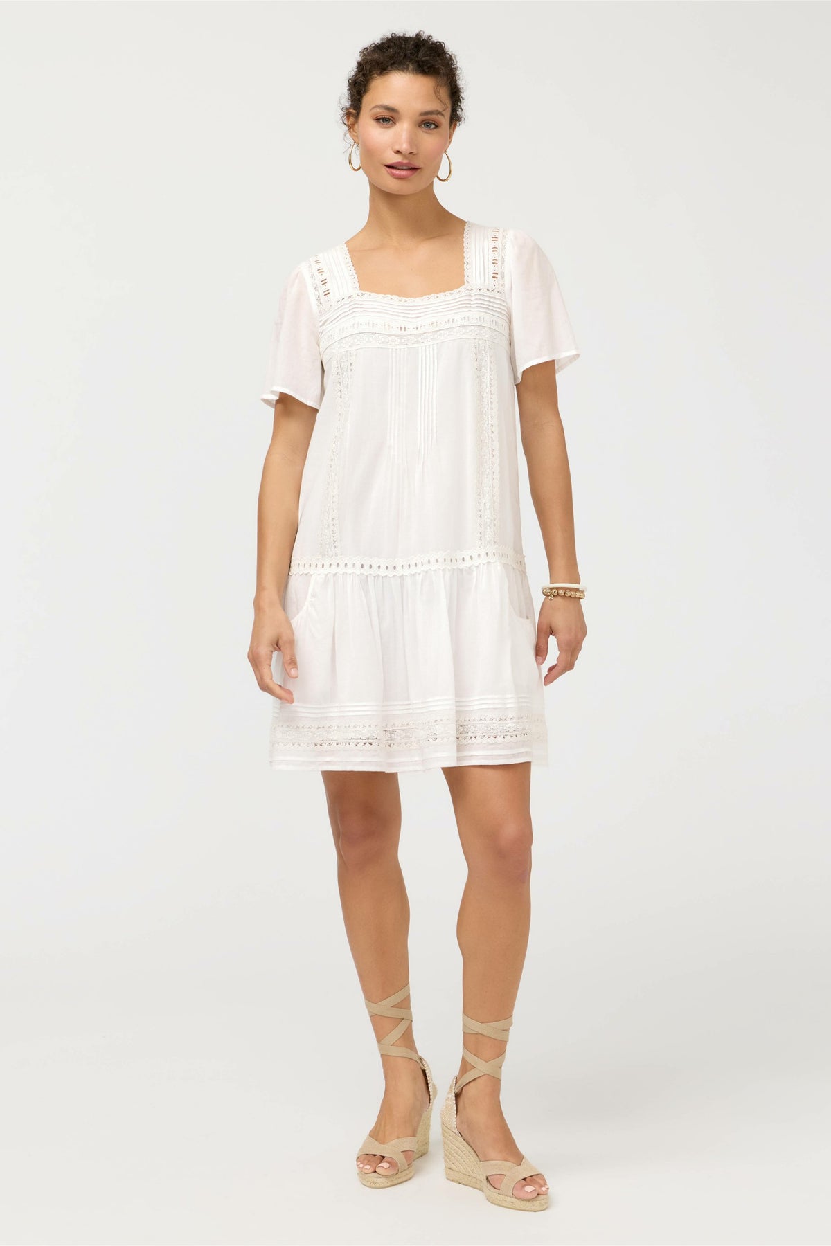 SIZA LACE MINI DRESS - Johnny Was New