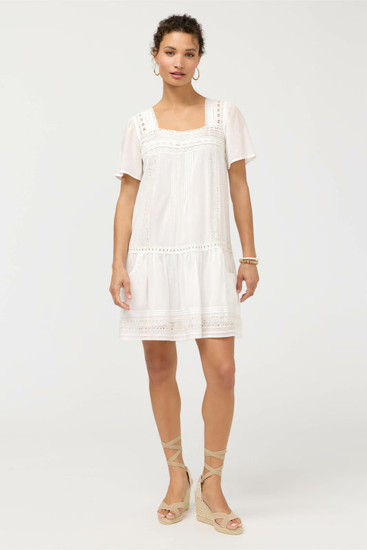 SIZA LACE MINI DRESS - Johnny Was New