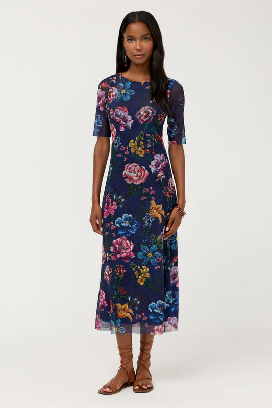 ASTRID MESH MIDI DRESS - Johnny Was Popular