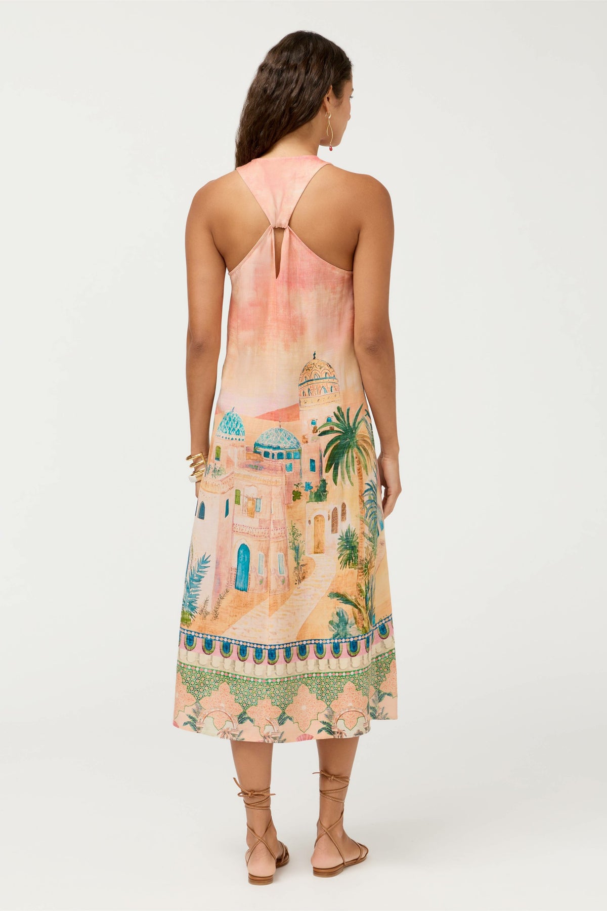 MAYCI HALTER MIDI DRESS - Johnny Was Trending