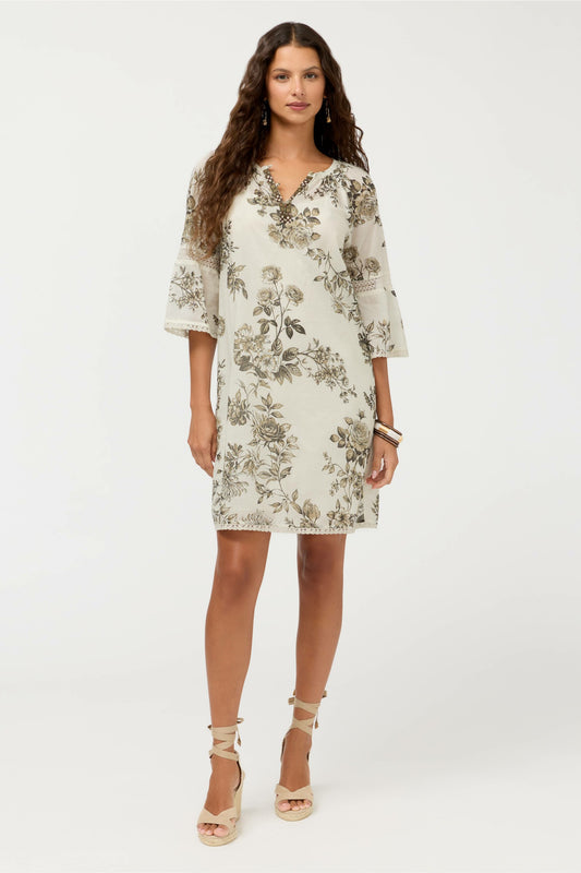 MANDIE PEASANT MINI DRESS - Johnny Was Signature
