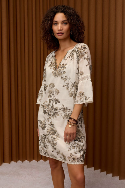 MANDIE PEASANT MINI DRESS - Johnny Was Signature