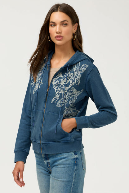 MODERN ZIPUP HOODIE - Johnny Was Signature