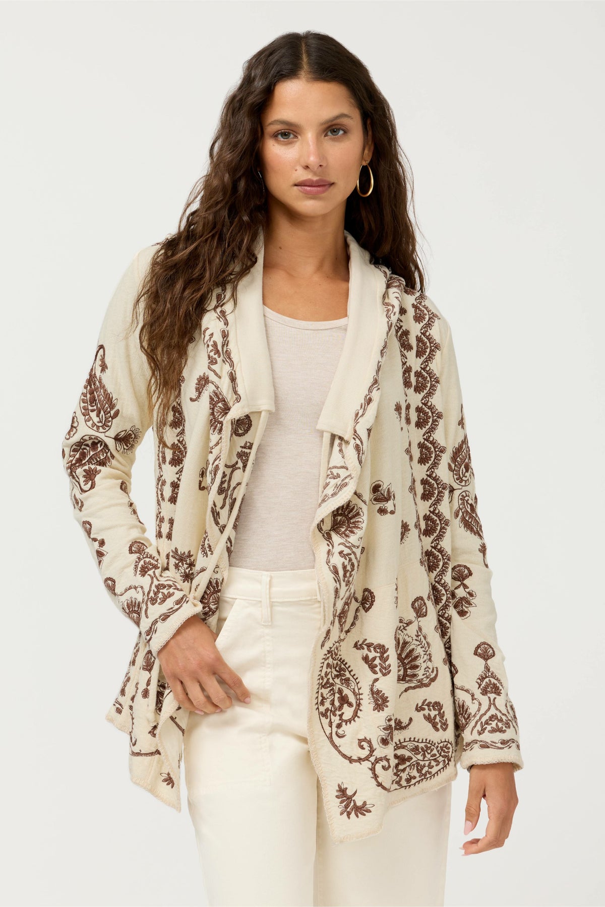 BIYA RIBBED HOODIE - Johnny Was Popular