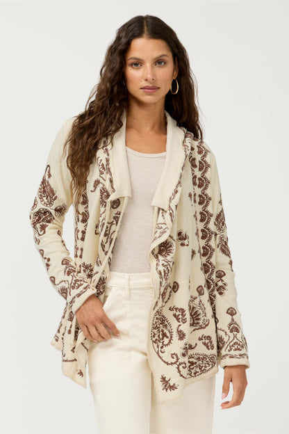 BIYA RIBBED HOODIE - Johnny Was Popular