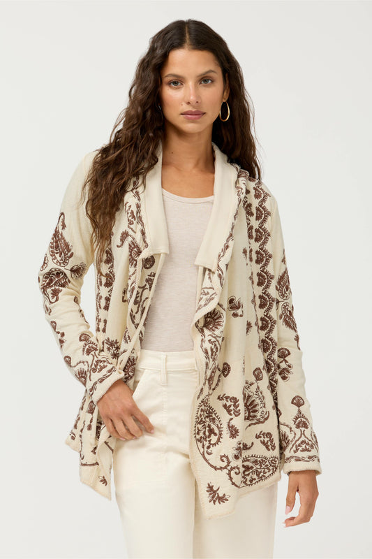 BIYA RIBBED HOODIE - Johnny Was Popular