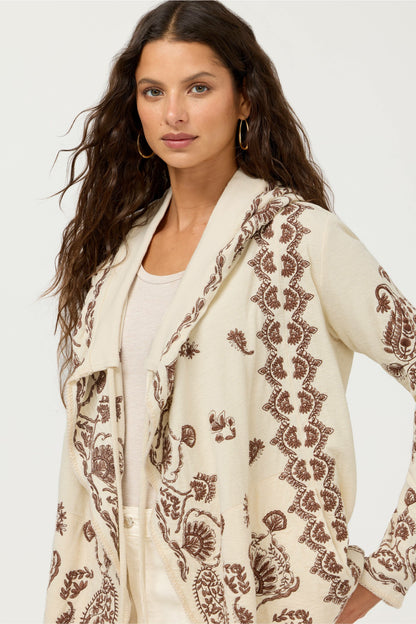 BIYA RIBBED HOODIE - Johnny Was Popular
