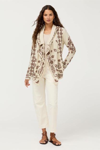BIYA RIBBED HOODIE - Johnny Was Popular