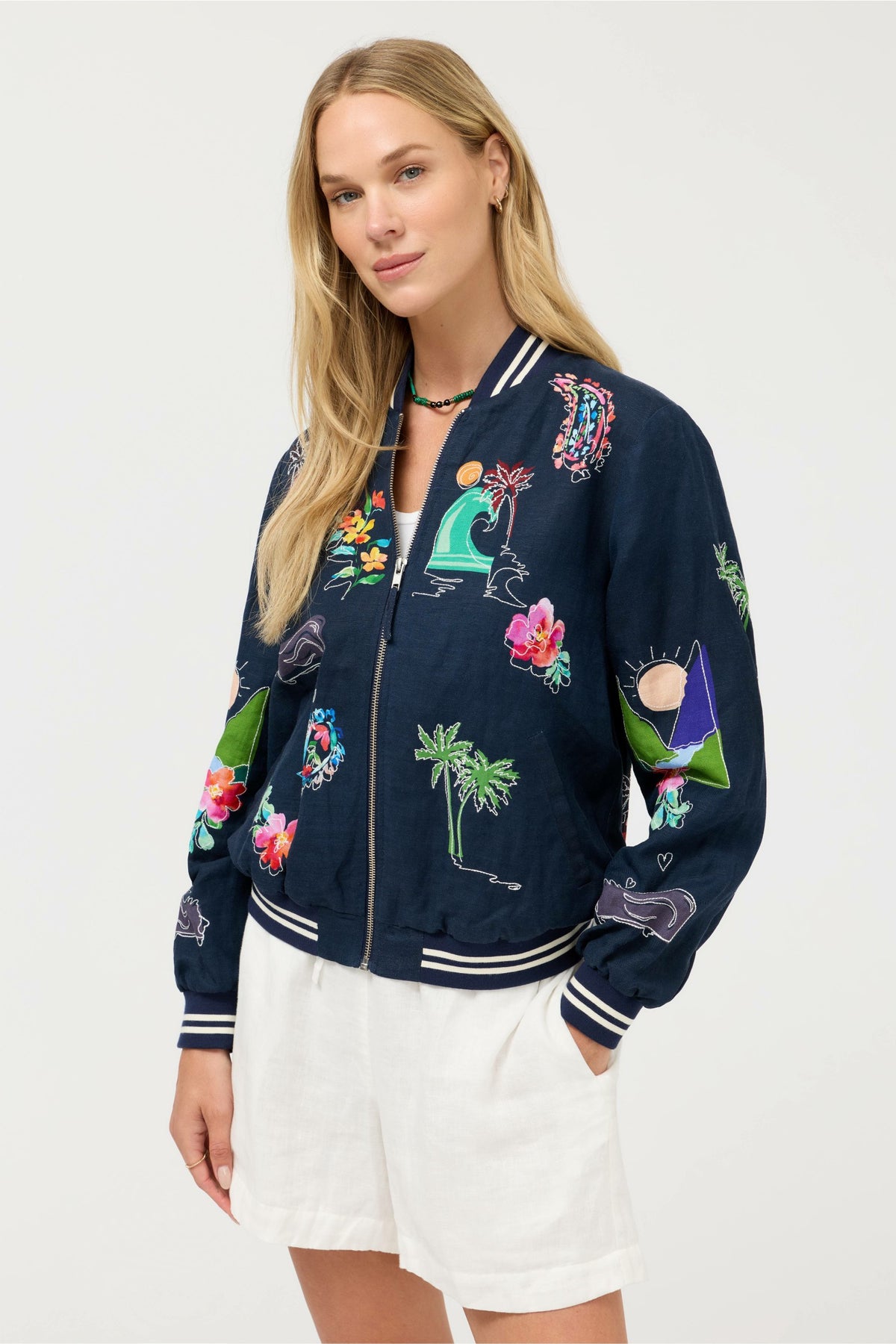 OAKLYNN BOMBER JACKET - Johnny Was Recommended