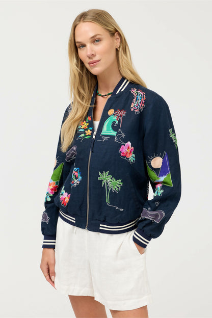 OAKLYNN BOMBER JACKET - Johnny Was Recommended