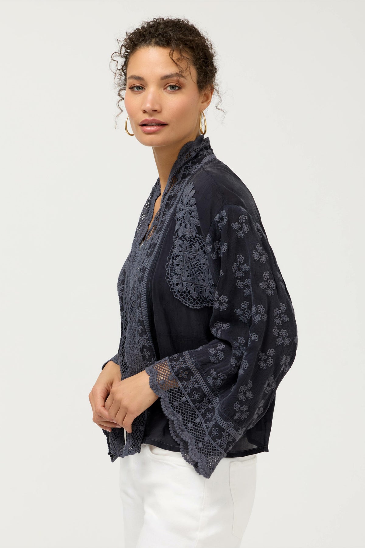 SANDRA PATCHED KIMONO - Johnny Was Exclusive