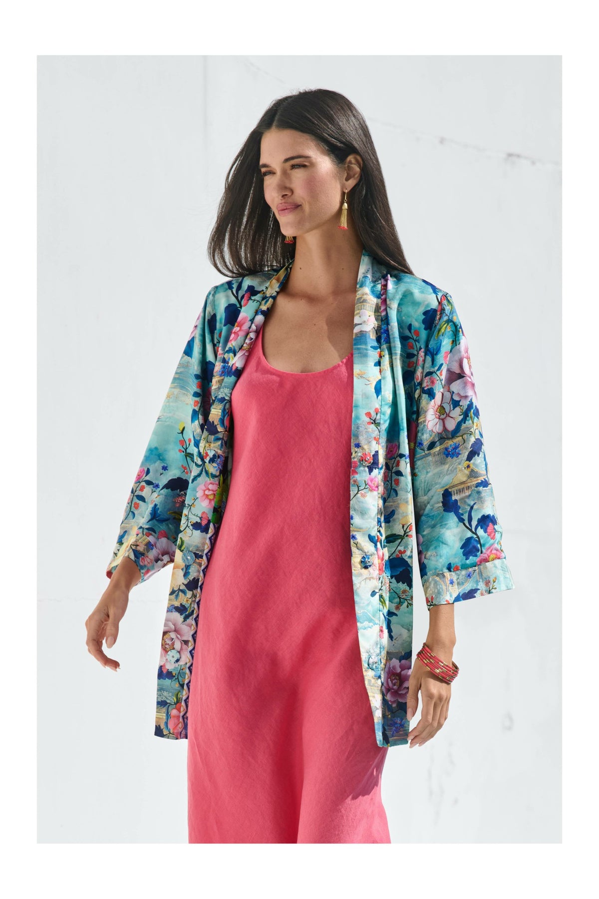 CHEMIS FILAREE KIMONO - Johnny Was Signature