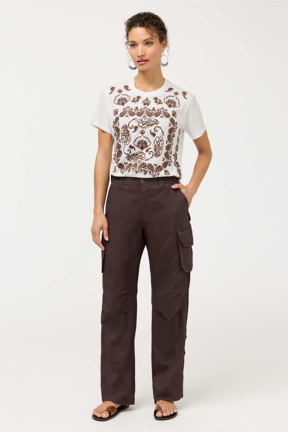 POPLIN CARGO PANT - Johnny Was New