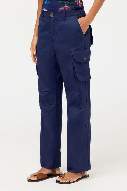 POPLIN CARGO PANT - Johnny Was Popular