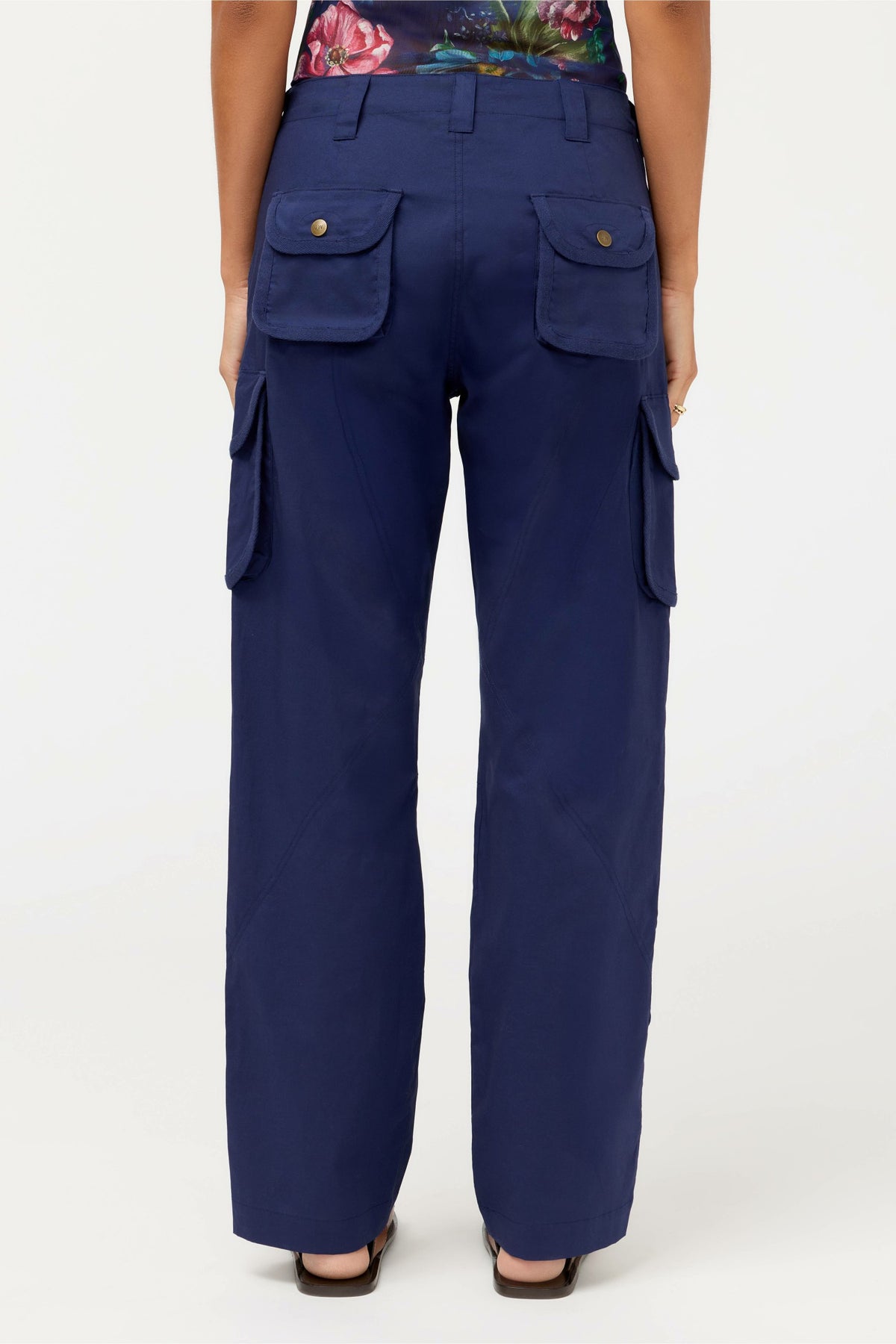 POPLIN CARGO PANT - Johnny Was Popular