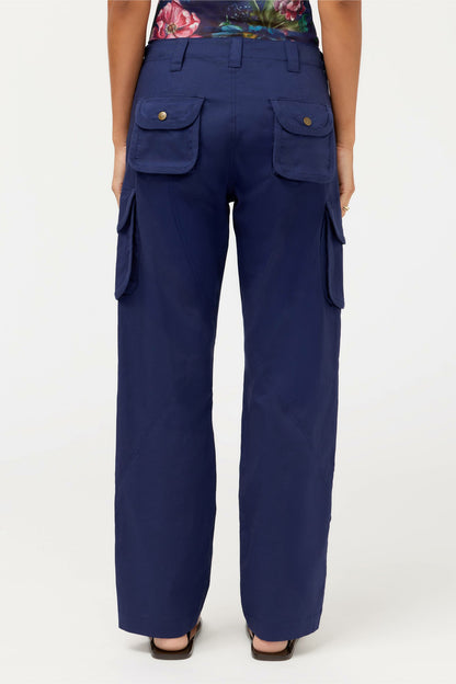 POPLIN CARGO PANT - Johnny Was Popular