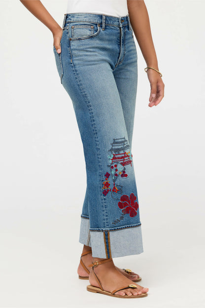 THE ANKLE WIDE LEG JEAN - Johnny Was New