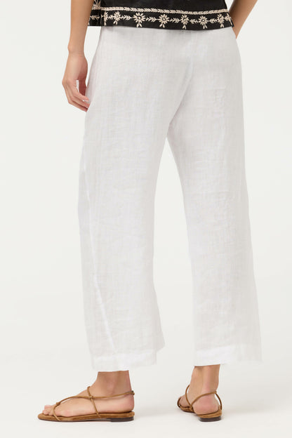 CROPPED LINEN PANT - Johnny Was Featured