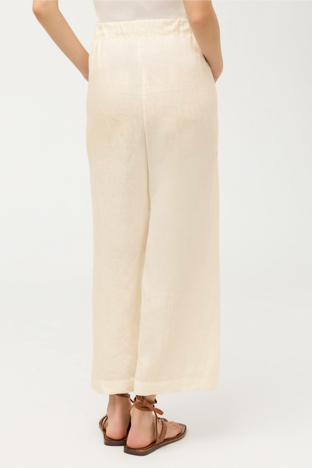 CROPPED LINEN PANT - Johnny Was Exclusive