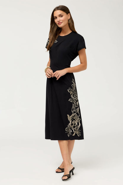 PLEATED WAIST KNIT DRESS - Johnny Was New