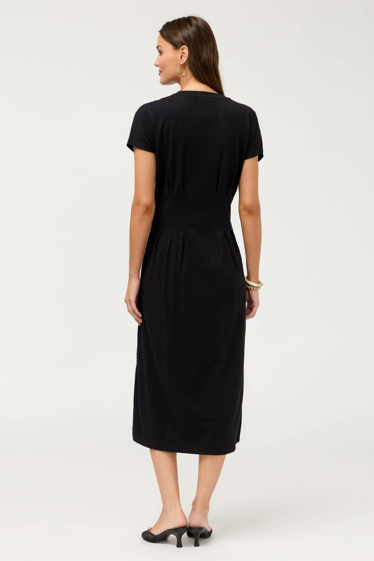PLEATED WAIST KNIT DRESS - Johnny Was New