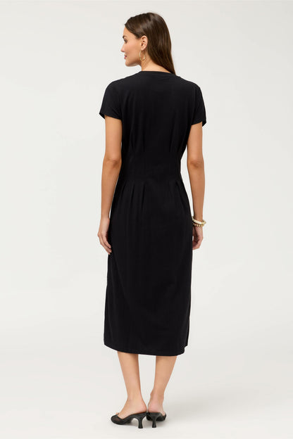 PLEATED WAIST KNIT DRESS - Johnny Was New