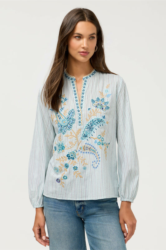 RELAXED SWING BLOUSE - Johnny Was Exclusive